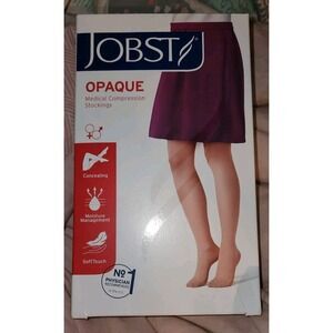 Jobst Opaque Thigh High Compression Stocking Natural 15-20 mmHg 115511 XL